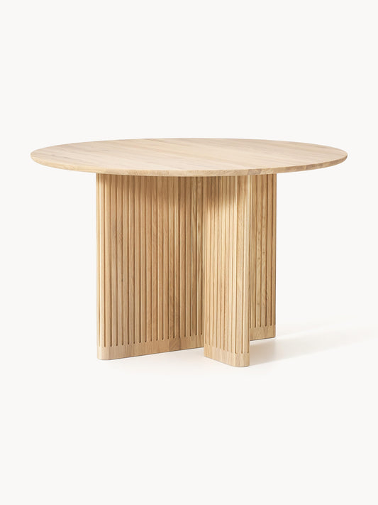 Jolena Round Dining Table in Oak, Ø 120 cm