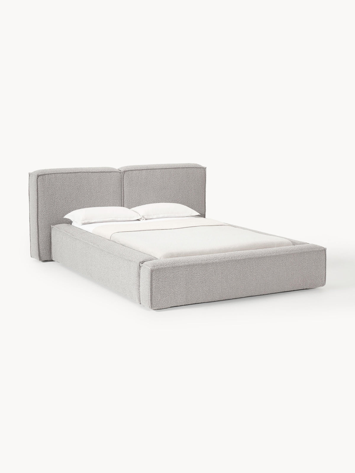 Lennox Bouclé Upholstered Bed