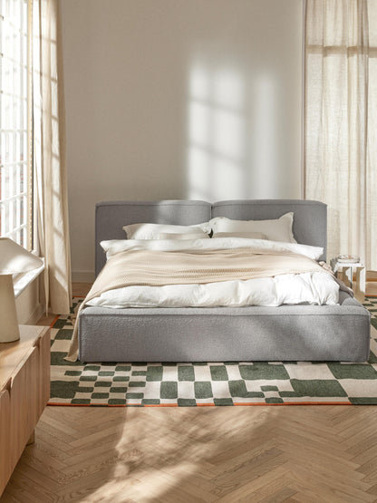 Lennox Bouclé Upholstered Bed