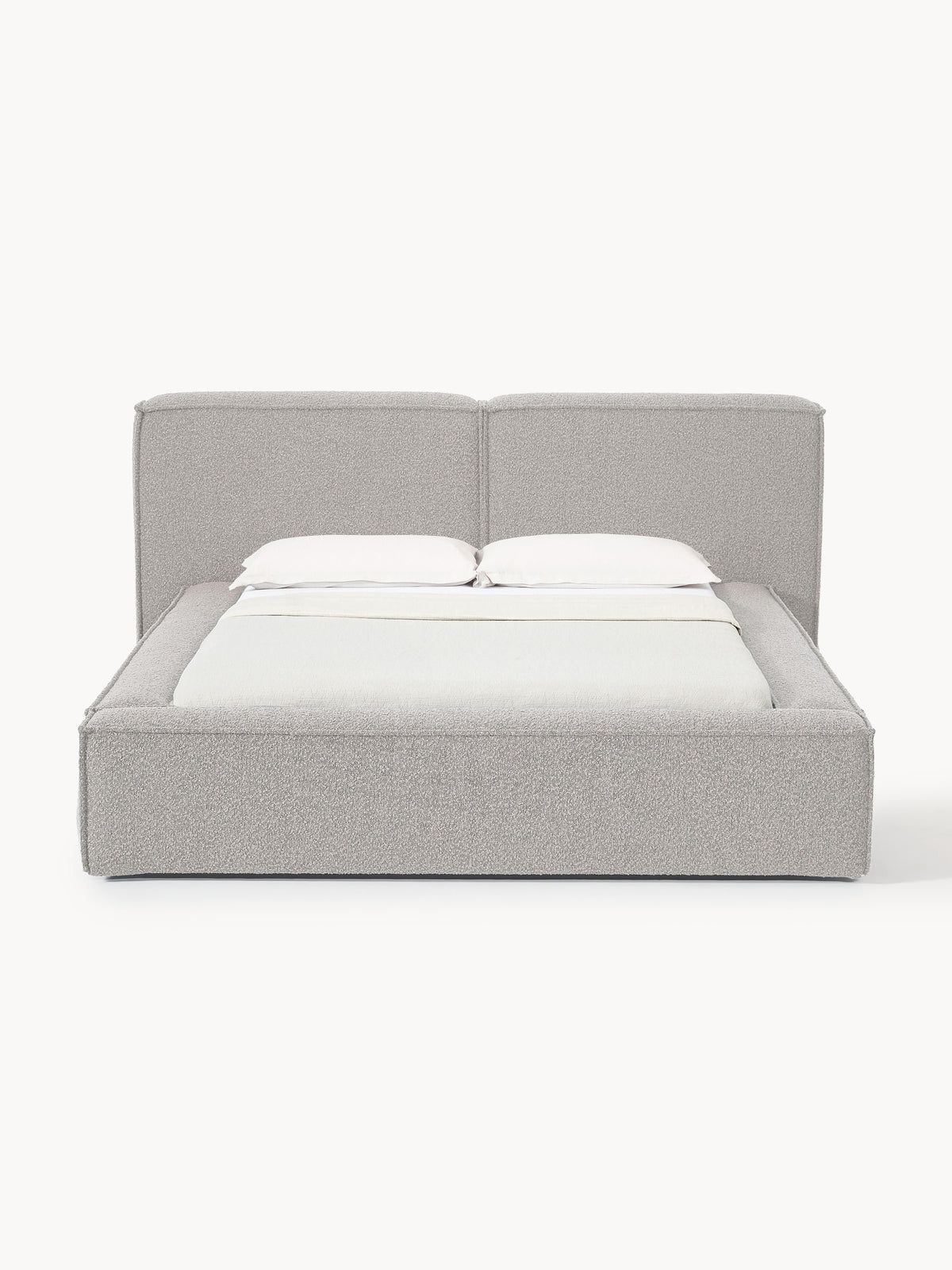 Lennox Bouclé Upholstered Bed