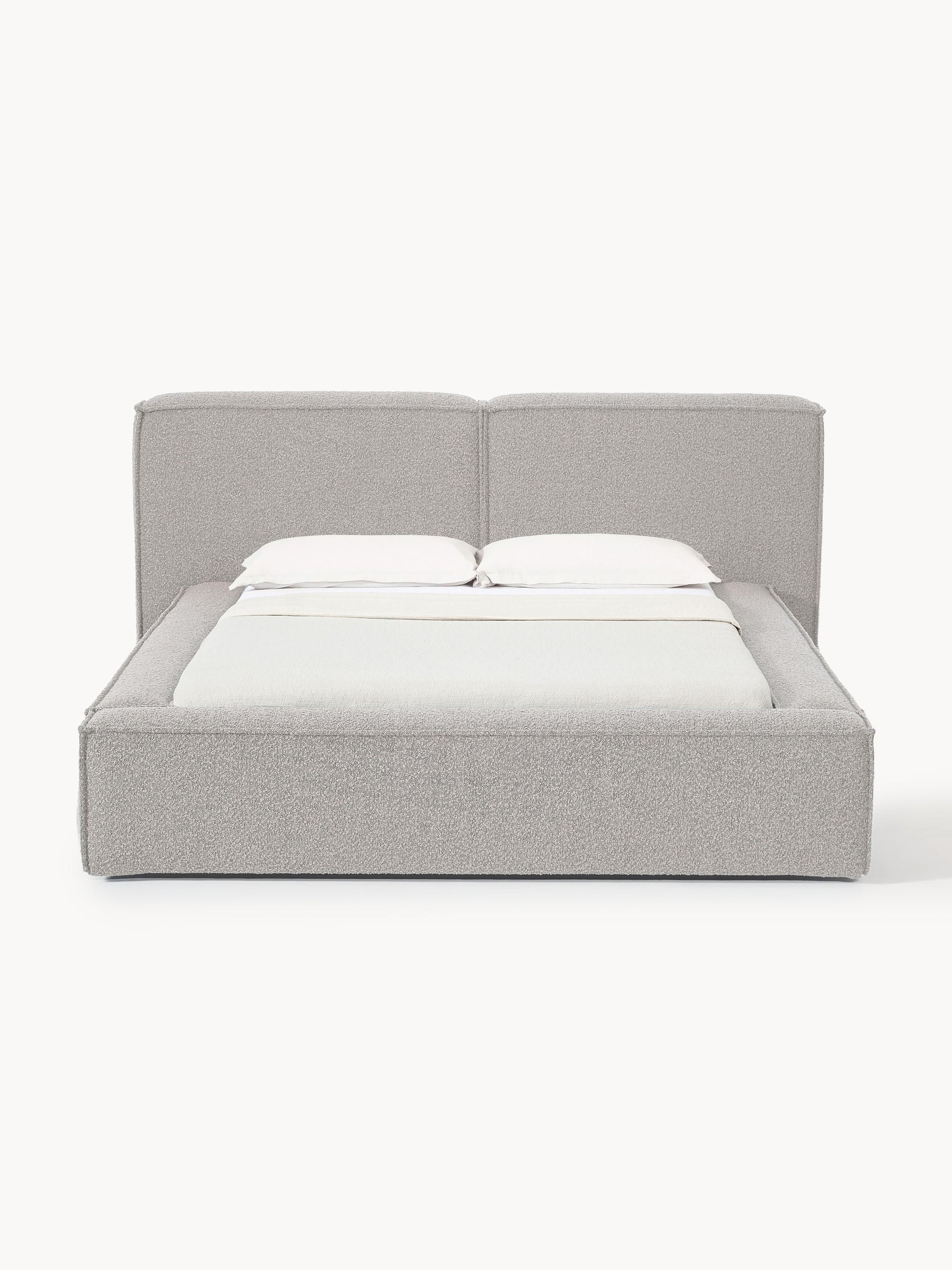 Lennox Bouclé Upholstered Bed