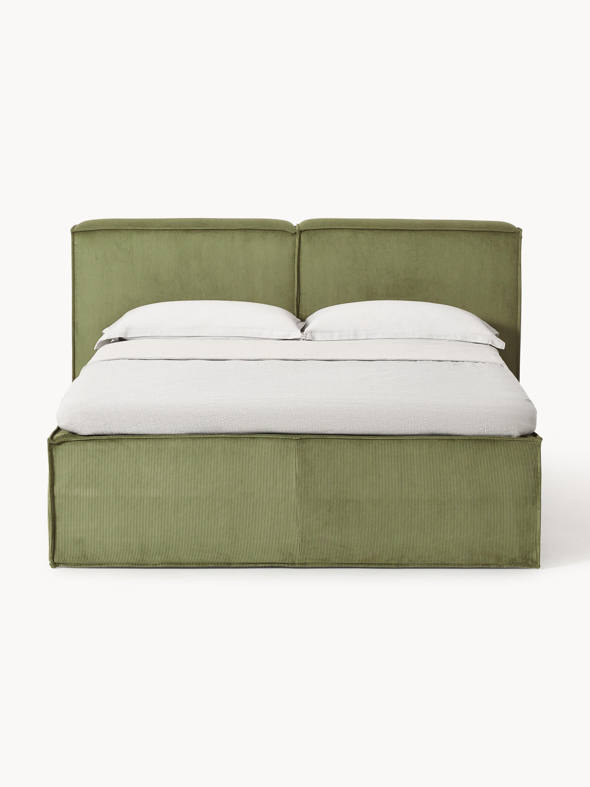 Lennox Corduroy Box Spring Bed