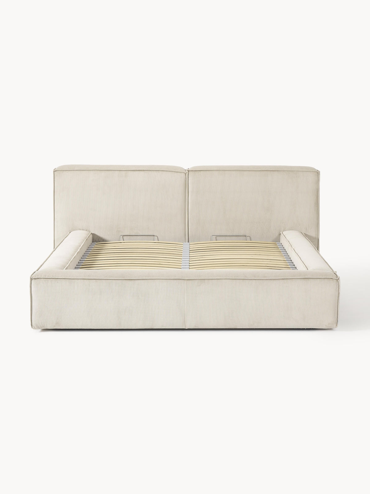 Lennox Corduroy Upholstered Bed with Storage