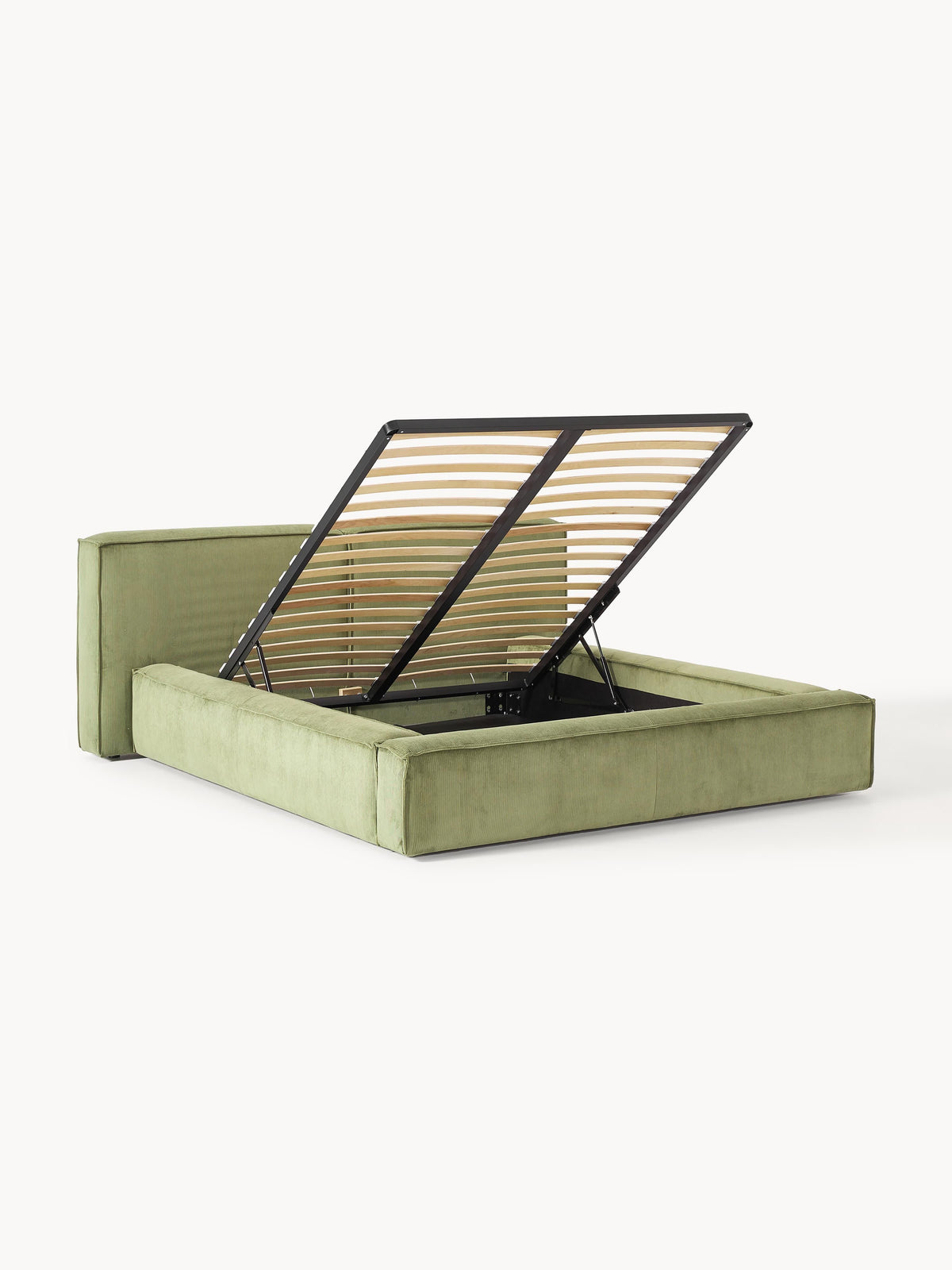 Lennox Corduroy Upholstered Bed with Storage