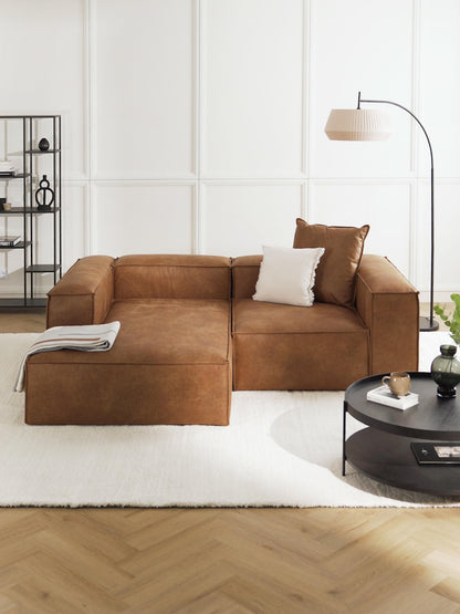 Lennox Modular Corner Sofa (2-Seater) in Leather