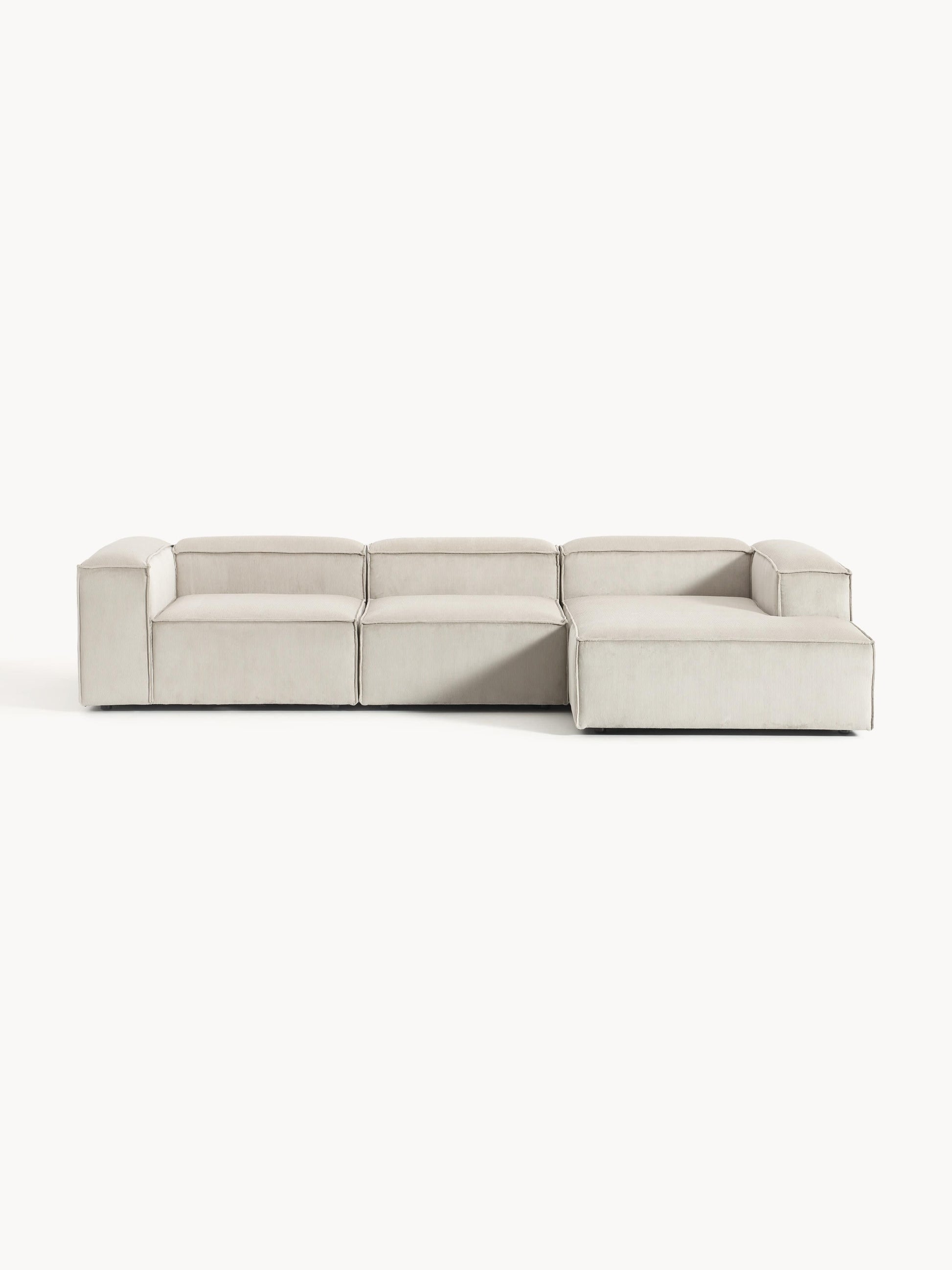 Lennox Modular Corner Sofa (4-Seater) in Corduroy