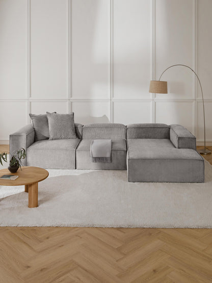 Lennox Modular Corner Sofa (4-Seater) in Corduroy