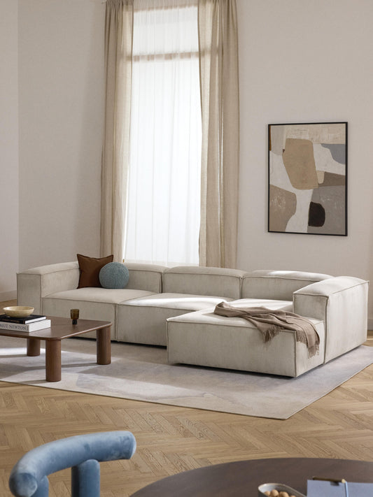 Lennox Modular Corner Sofa (4-Seater) in Corduroy