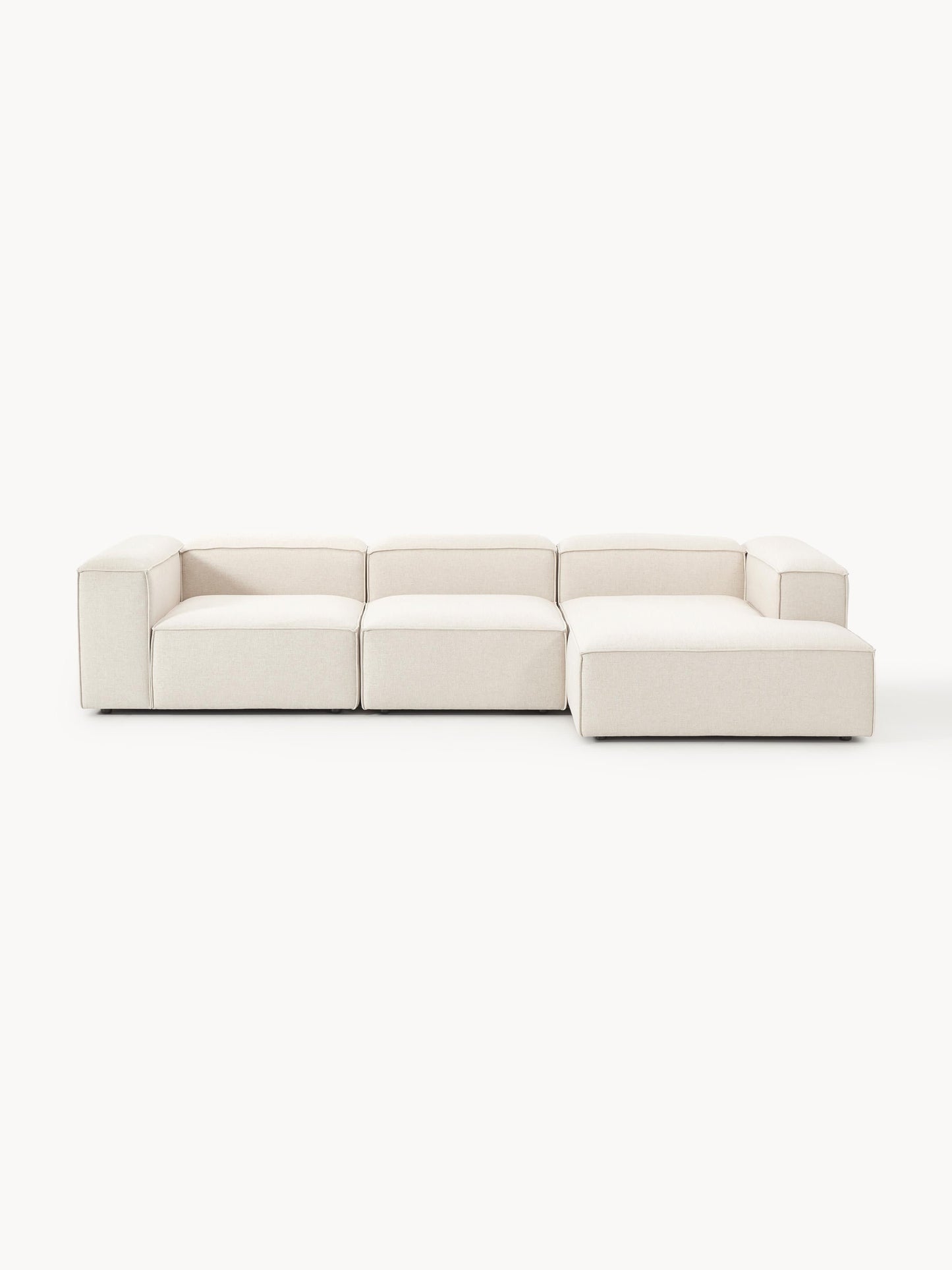 Lennox Modular Corner Sofa (4-Seater) in Linen Blend