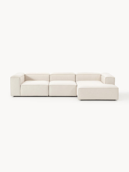 Lennox Modular Corner Sofa (4-Seater) in Linen Blend