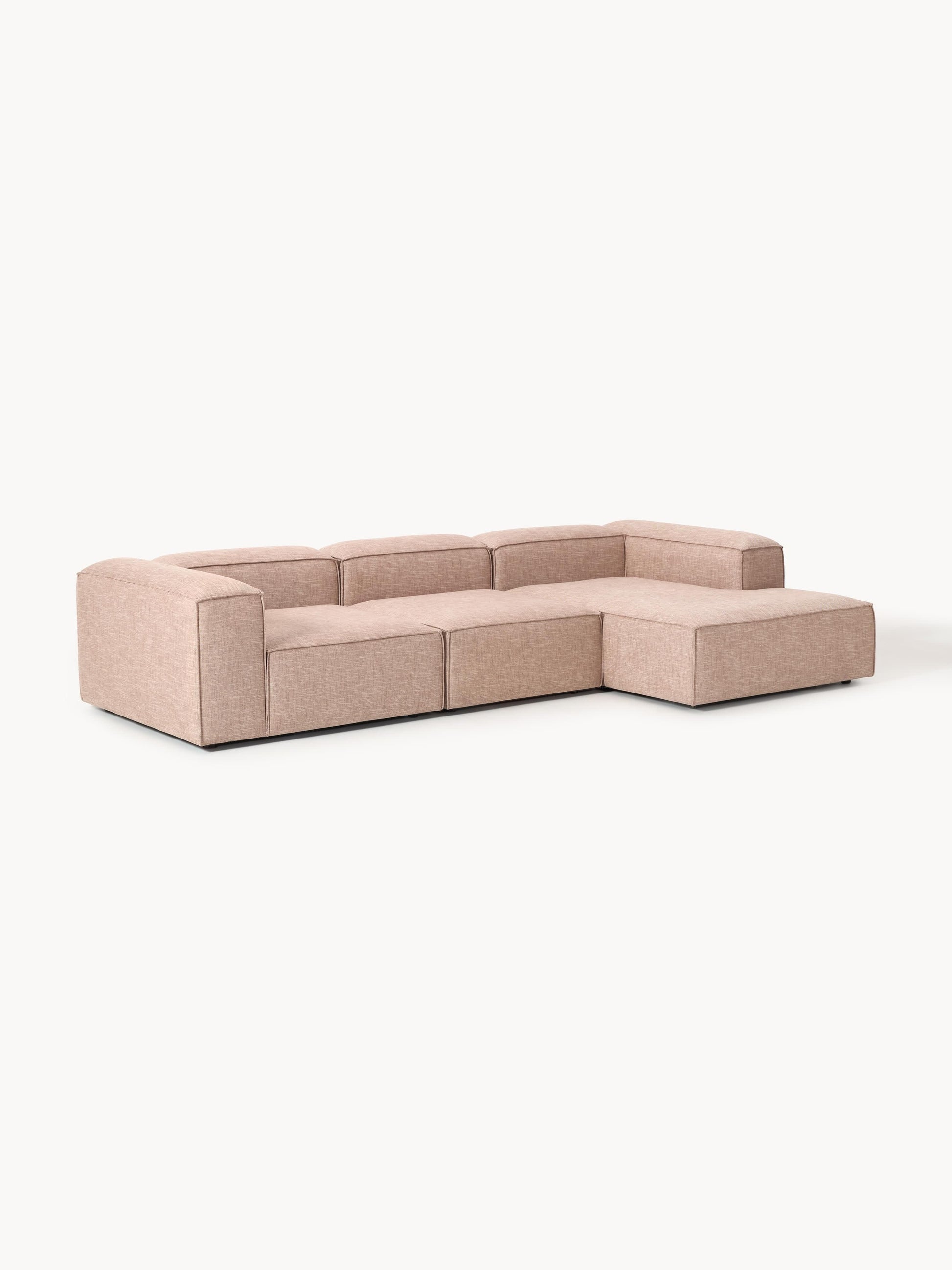 Lennox Modular Corner Sofa (4-Seater) in Linen Blend