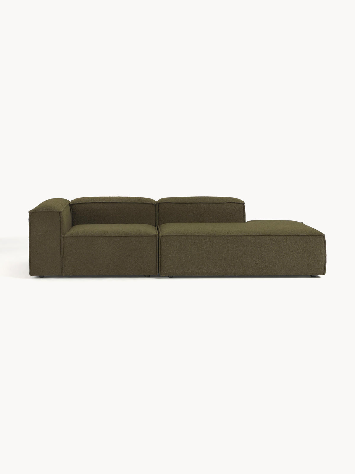Lennox Modular Ottoman in Bouclé