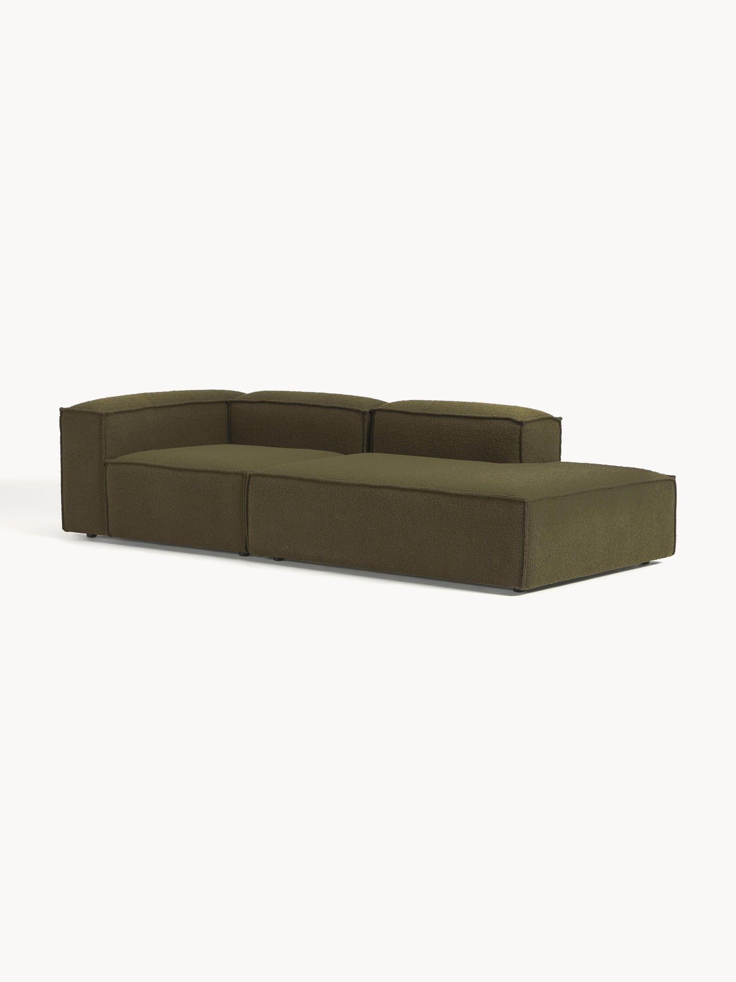 Lennox Modular Ottoman in Bouclé