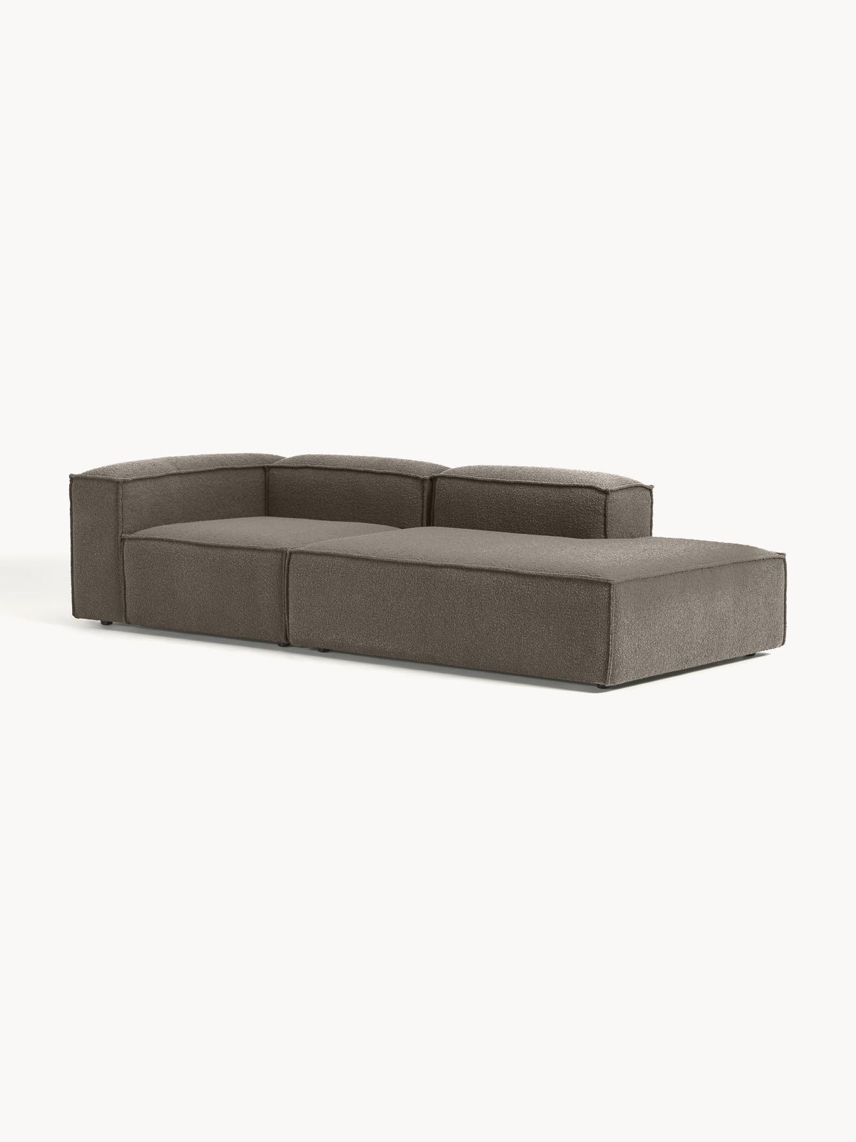 Lennox Modular Ottoman in Bouclé