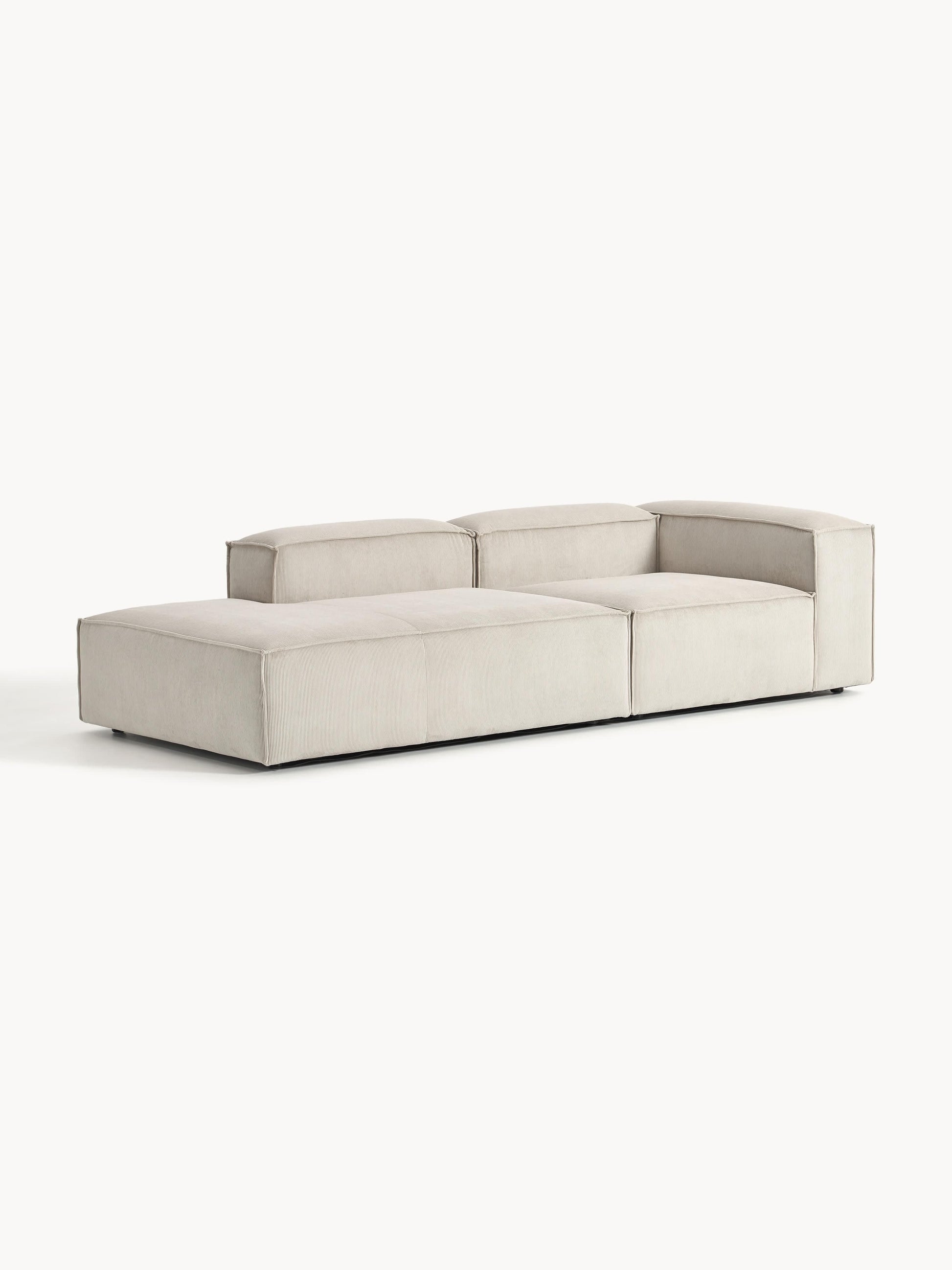 Lennox Modular Ottoman in Corduroy