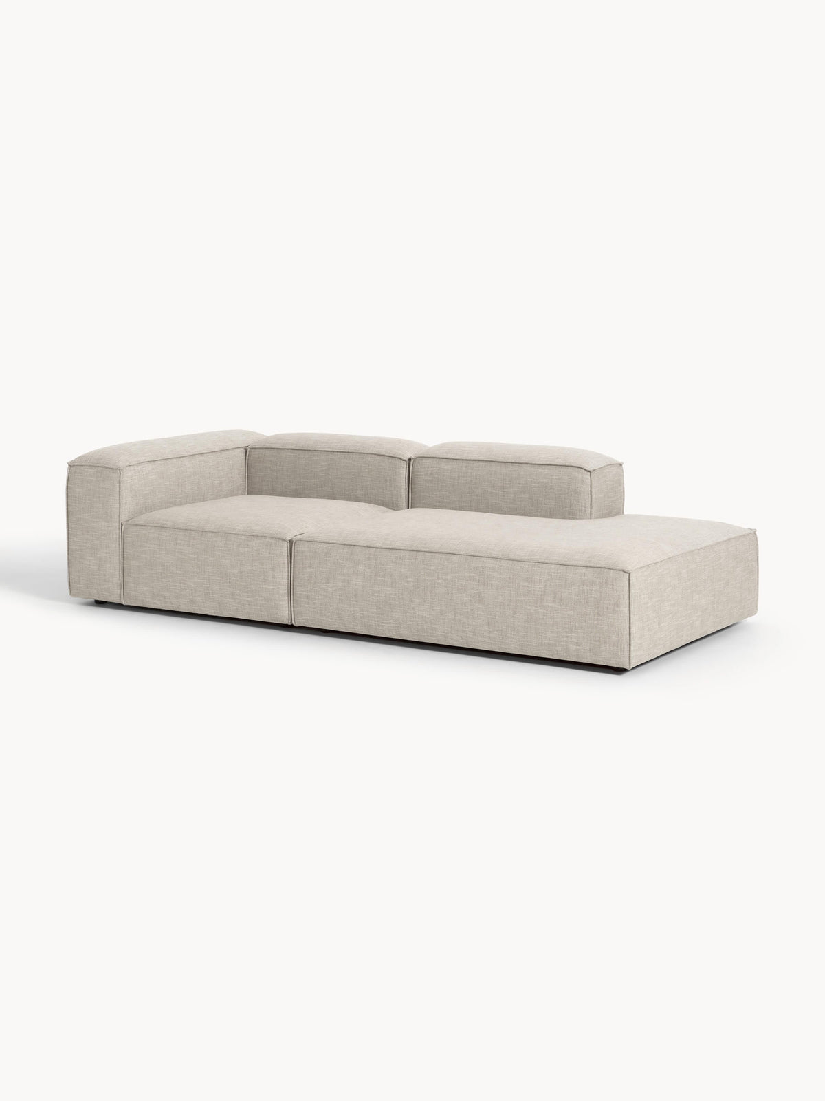 Lennox Modular Ottoman in Linen Blend