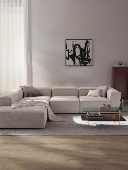 Lennox Modular XL Corner Sofa (4-Seater) in Bouclé
