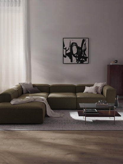 Lennox Modular XL Corner Sofa (4-Seater) in Bouclé
