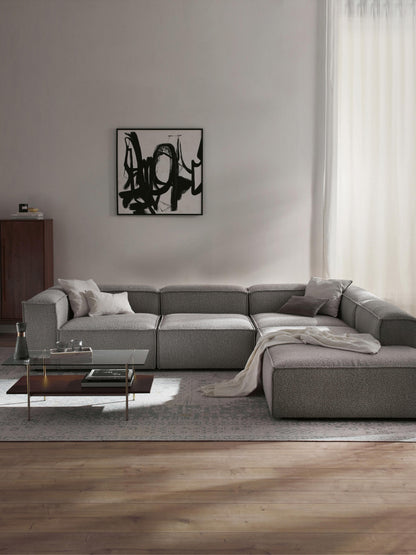 Lennox Modular XL Corner Sofa (4-Seater) in Bouclé