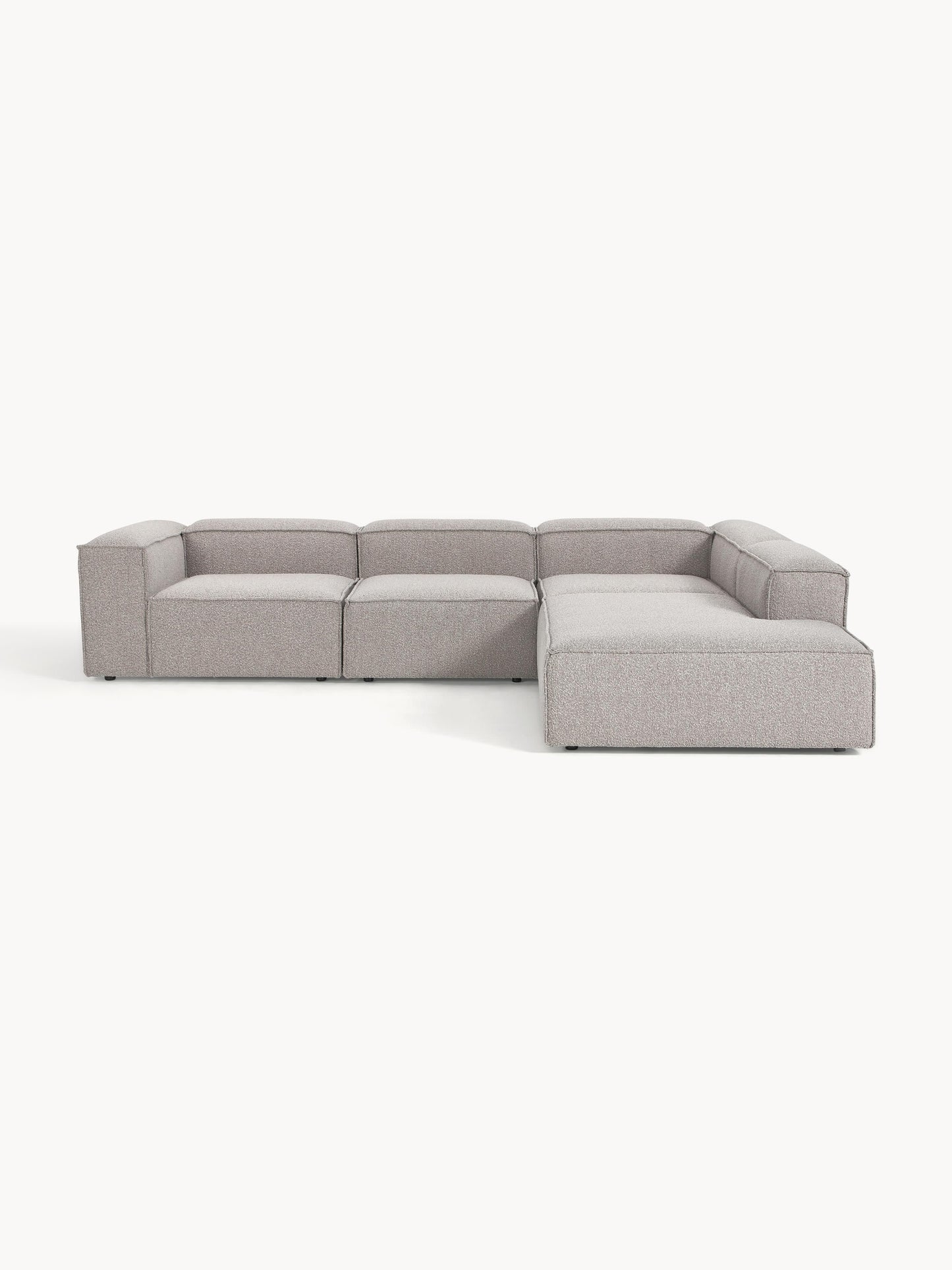 Lennox Modular XL Corner Sofa (4-Seater) in Bouclé