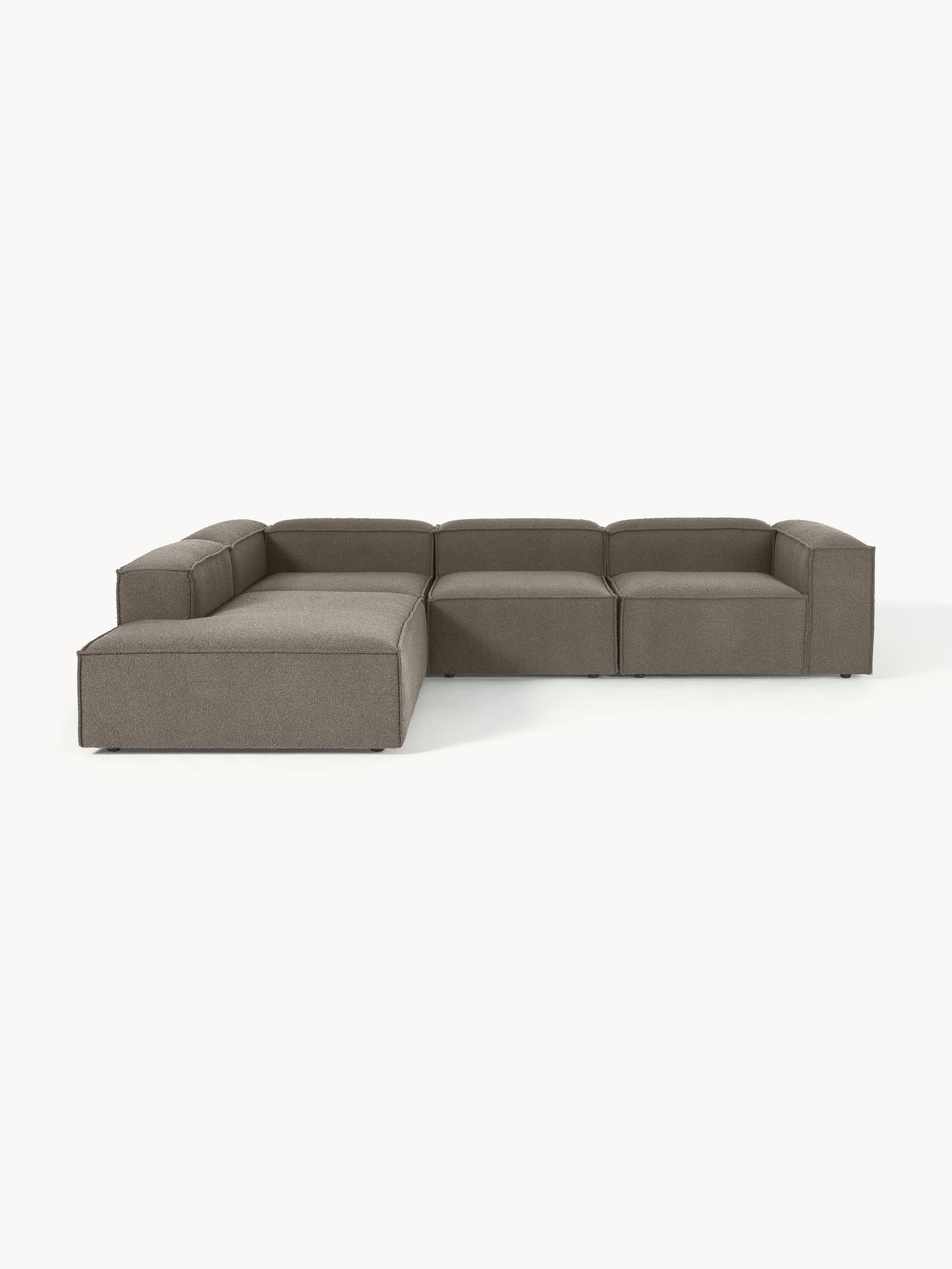 Lennox Modular XL Corner Sofa (4-Seater) in Bouclé