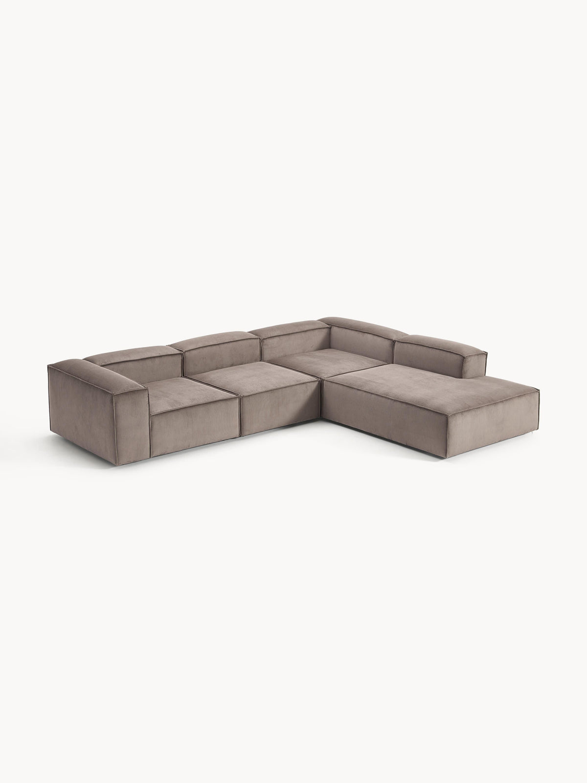 Lennox Modular XL Corner Sofa (4-Seater) in Corduroy