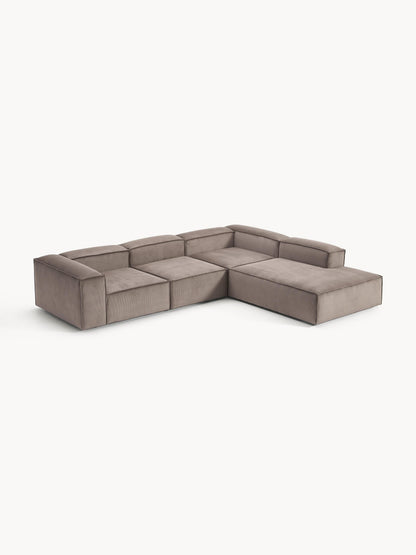 Lennox Modular XL Corner Sofa (4-Seater) in Corduroy