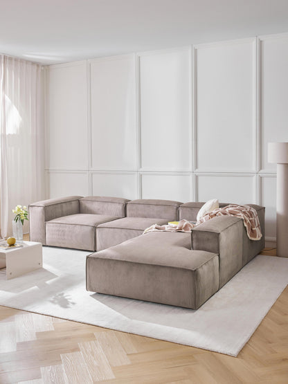 Lennox Modular XL Corner Sofa (4-Seater) in Corduroy