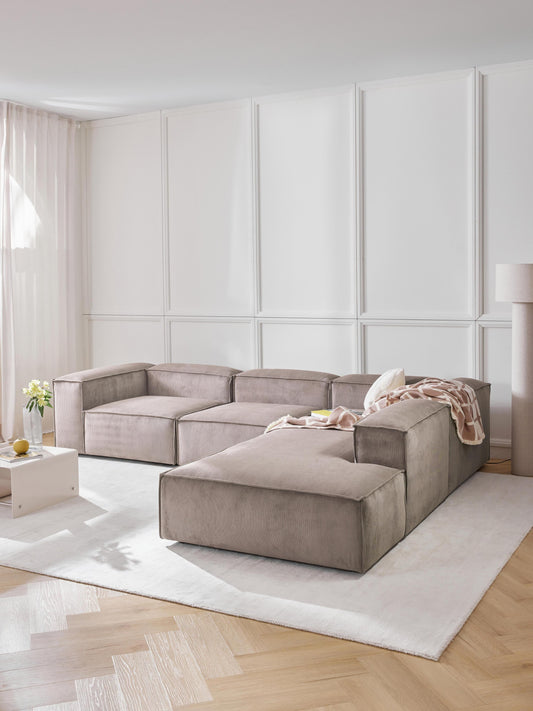 Lennox Modular XL Corner Sofa (4-Seater) in Corduroy