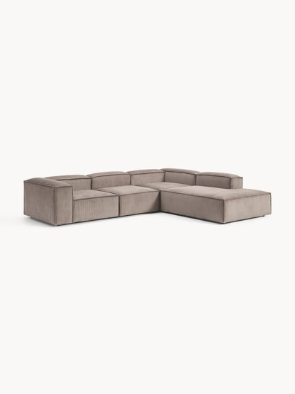 Lennox Modular XL Corner Sofa (4-Seater) in Corduroy