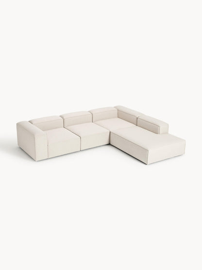 Lennox Modular XL Corner Sofa (4-Seater) in Linen Blend