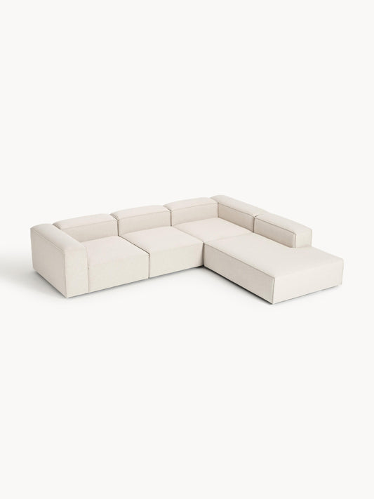 Lennox Modular XL Corner Sofa (4-Seater) in Linen Blend