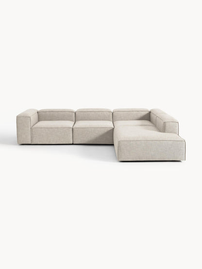 Lennox Modular XL Corner Sofa (4-Seater) in Linen Blend