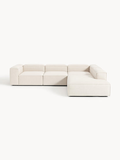 Lennox Modular XL Corner Sofa (4-Seater) in Linen Blend