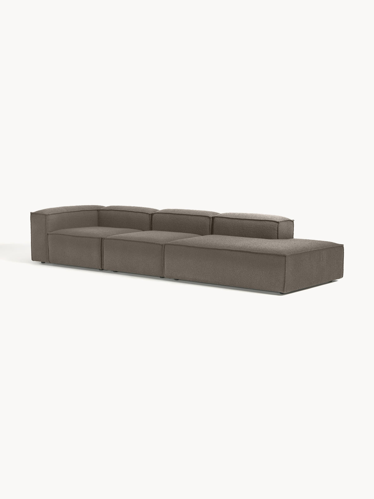 Lennox Modular XL Ottoman in Bouclé
