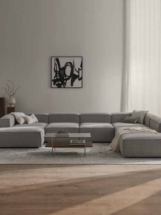 Lennox Modular XL Sofa in Bouclé