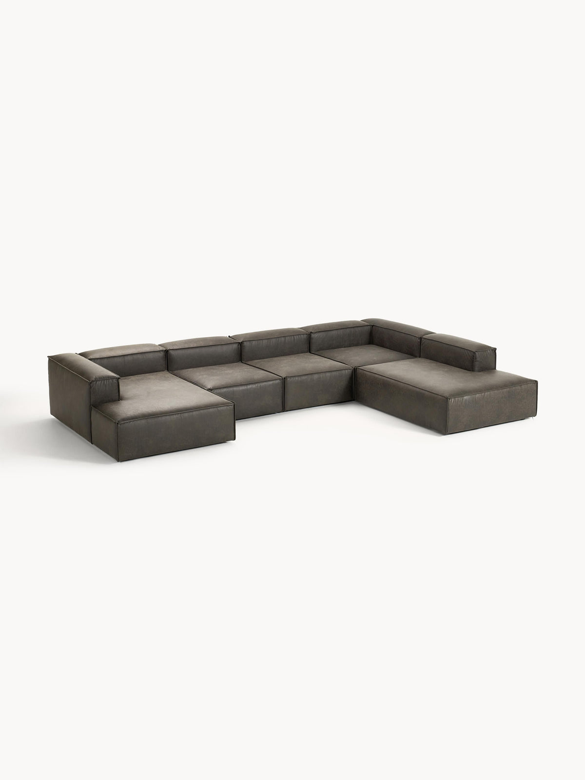 Lennox Modular XL Sofa in Leather