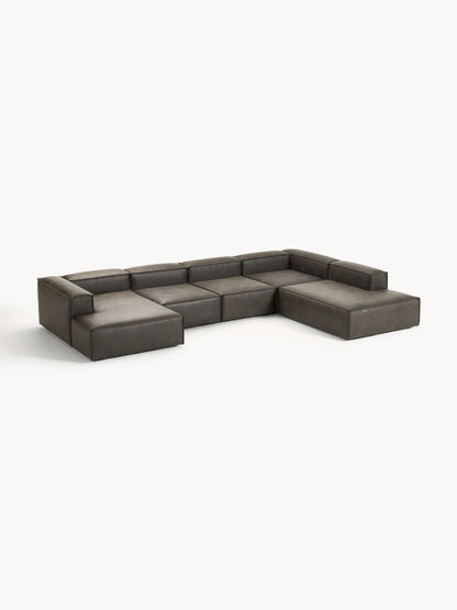 Lennox Modular XL Sofa in Leather