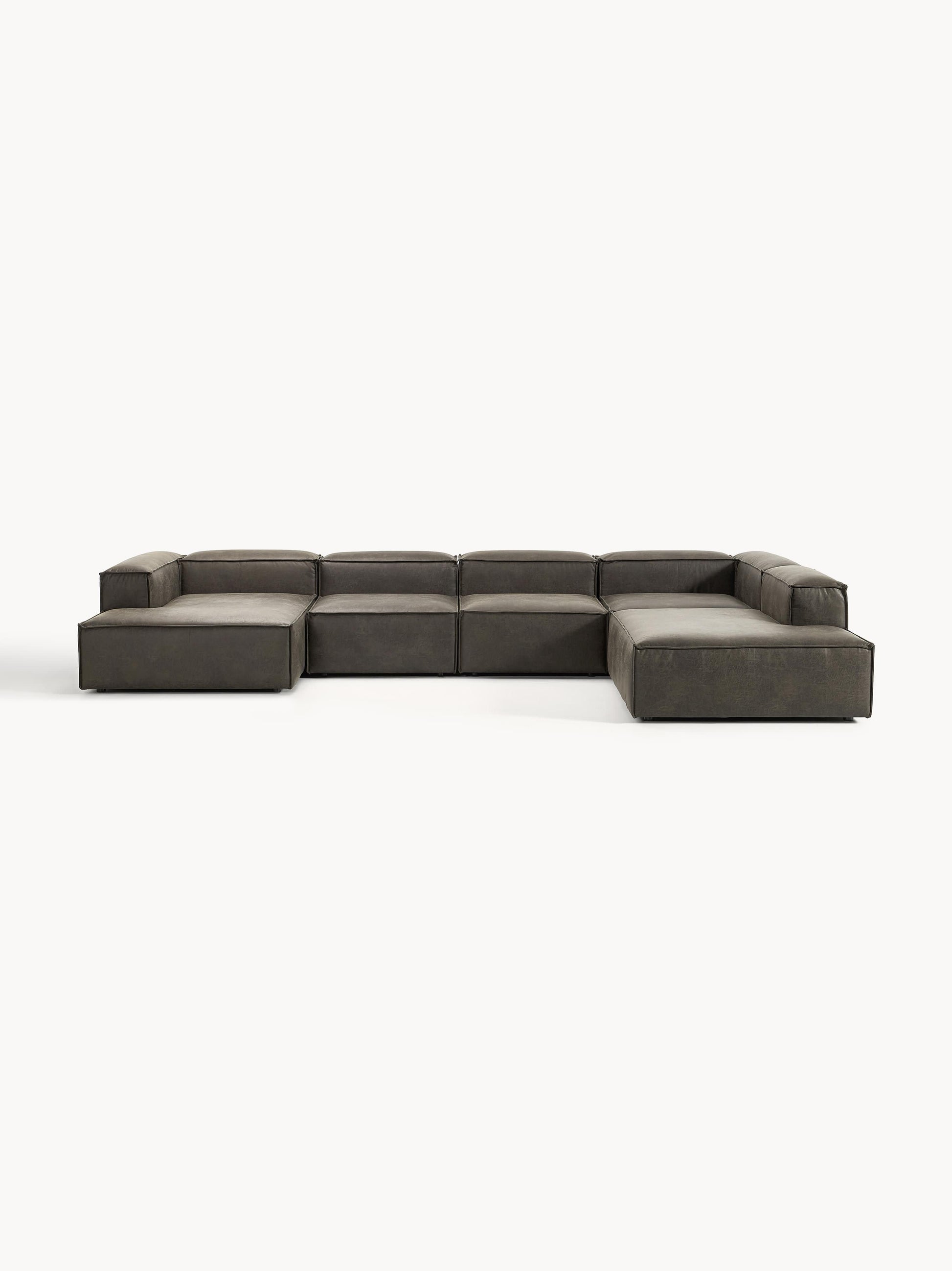 Lennox Modular XL Sofa in Leather