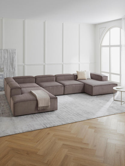 Lennox Ottoman Corner Module in Corduroy