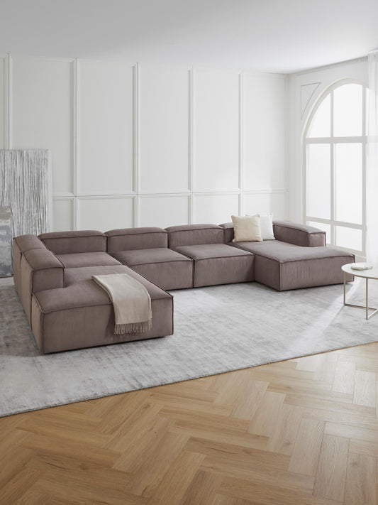 Lennox Ottoman Corner Module in Corduroy