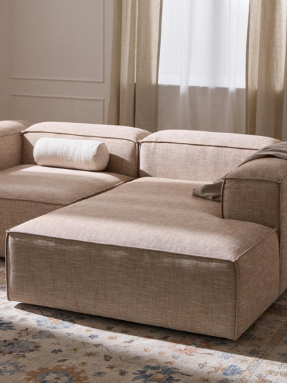 Lennox Ottoman Corner Module in Linen Blend