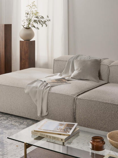 Lennox Ottoman Module in Bouclé