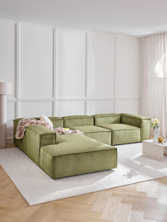Lennox Ottoman Module in Corduroy