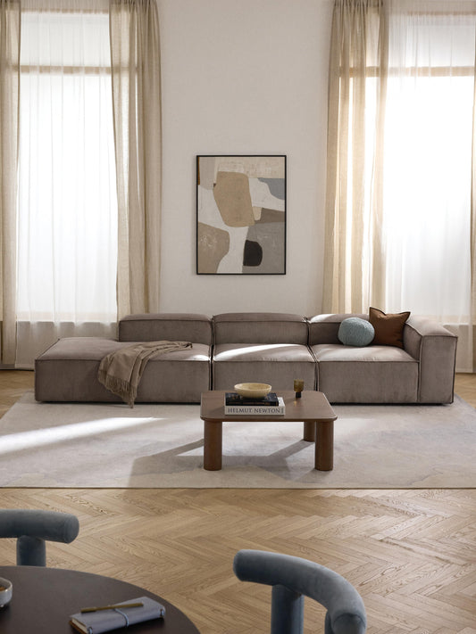Lennox Ottoman Module in Corduroy