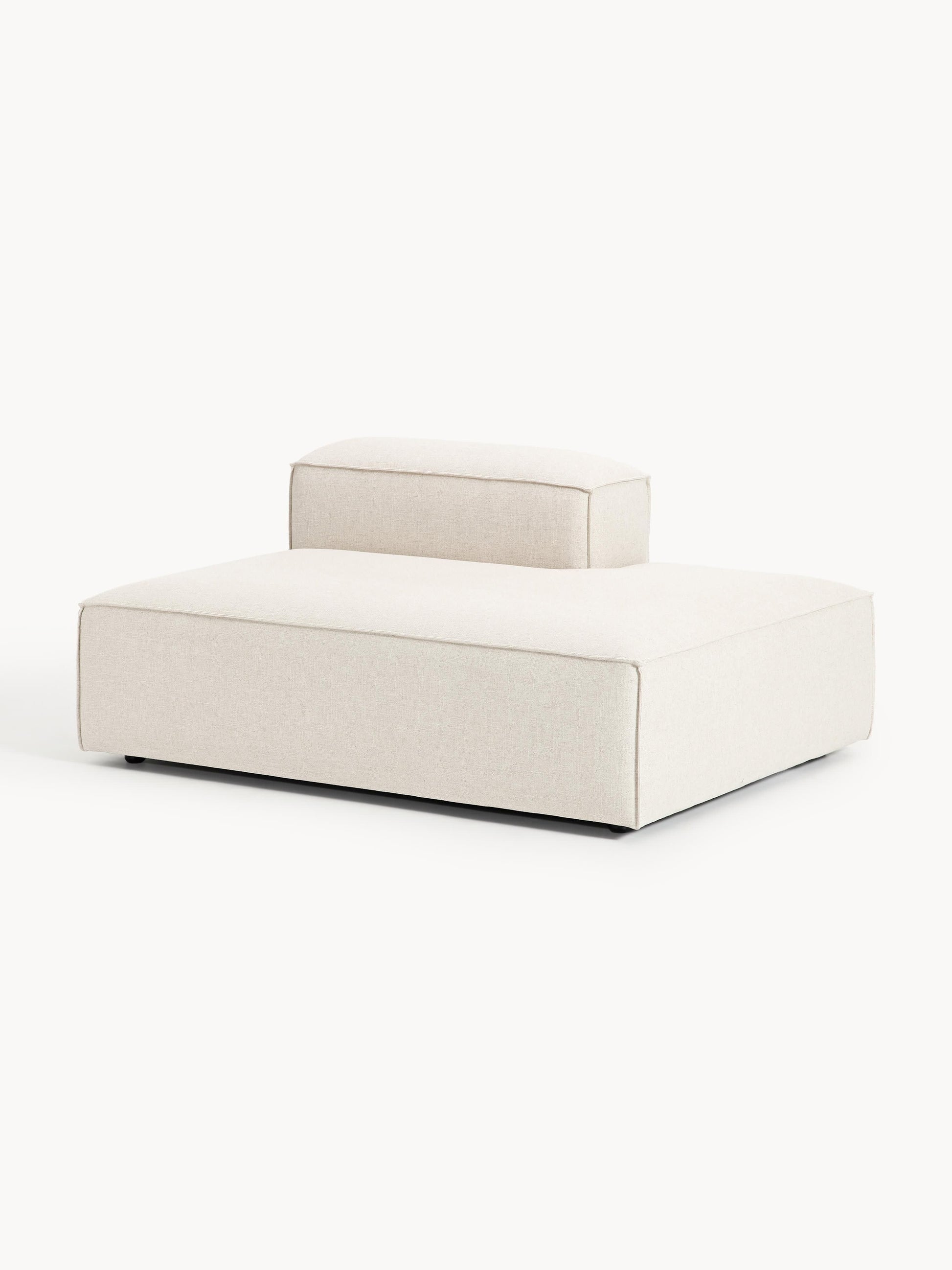 Lennox Ottoman Module in Linen Blend
