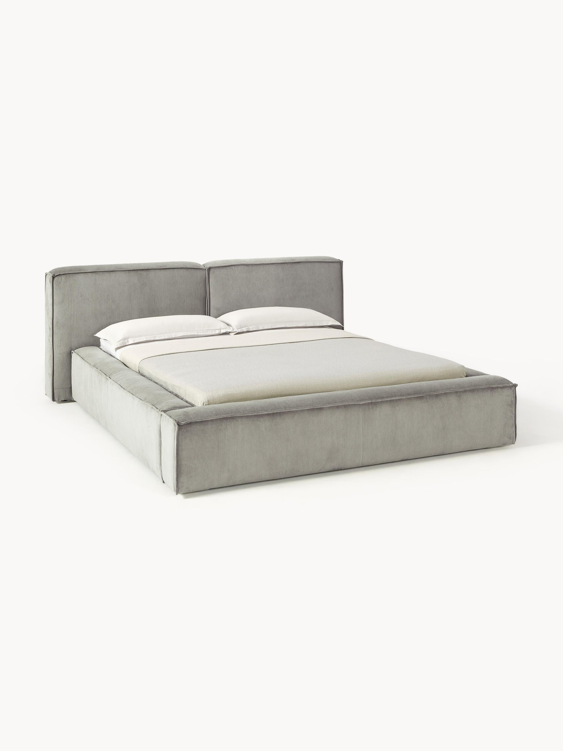 Lennox Upholstered Bed in Corduroy