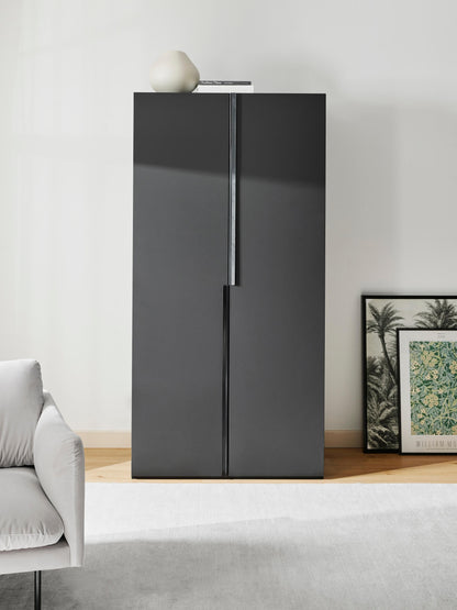 Leona Modular Hinged-Door Wardrobe, 100 cm Wide, in Various Sizes
