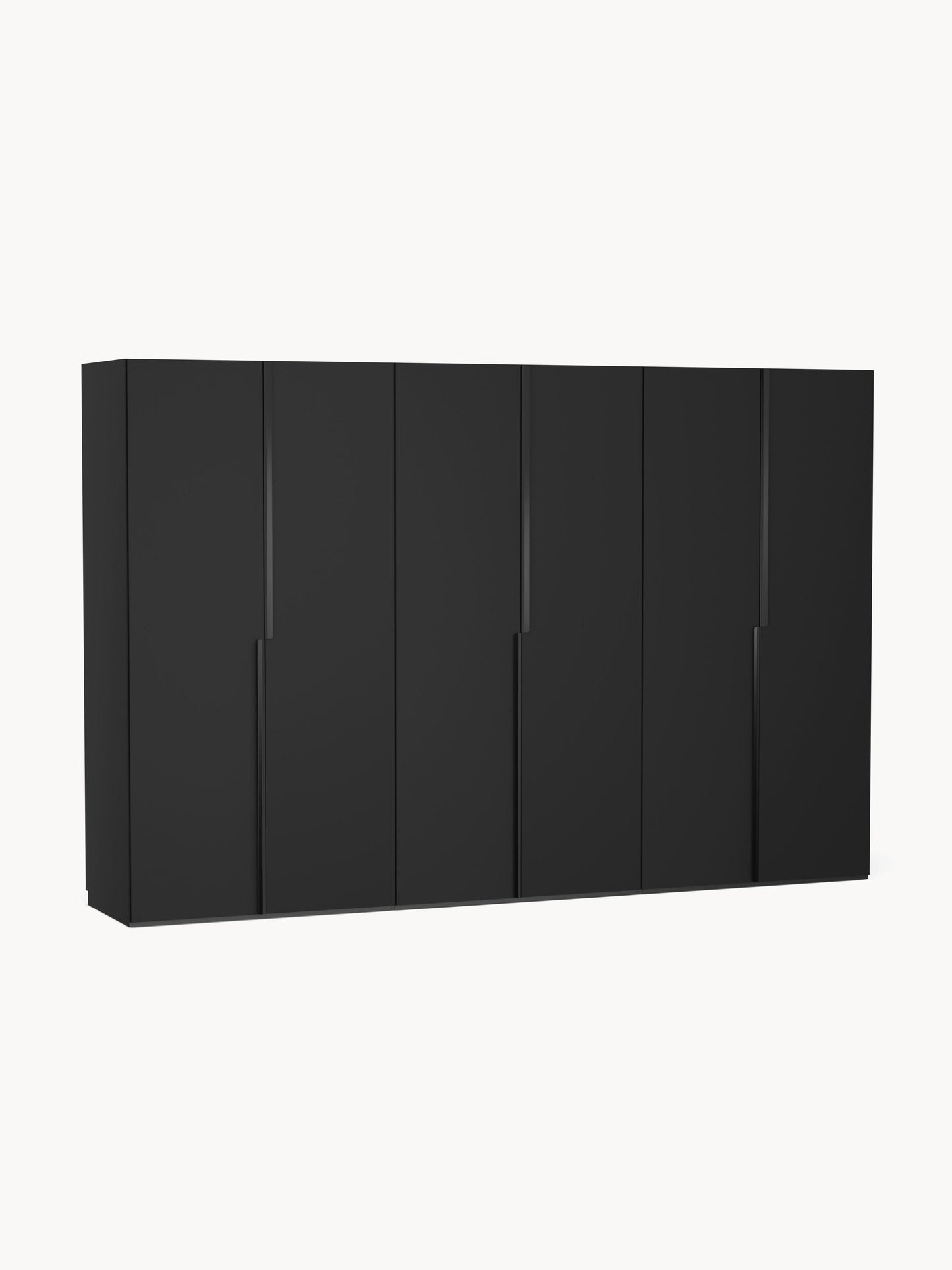 Leona Modular Hinged-Door Wardrobe, 300 cm Wide, in Various Sizes