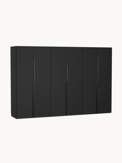 Leona Modular Hinged-Door Wardrobe, 300 cm Wide, in Various Sizes